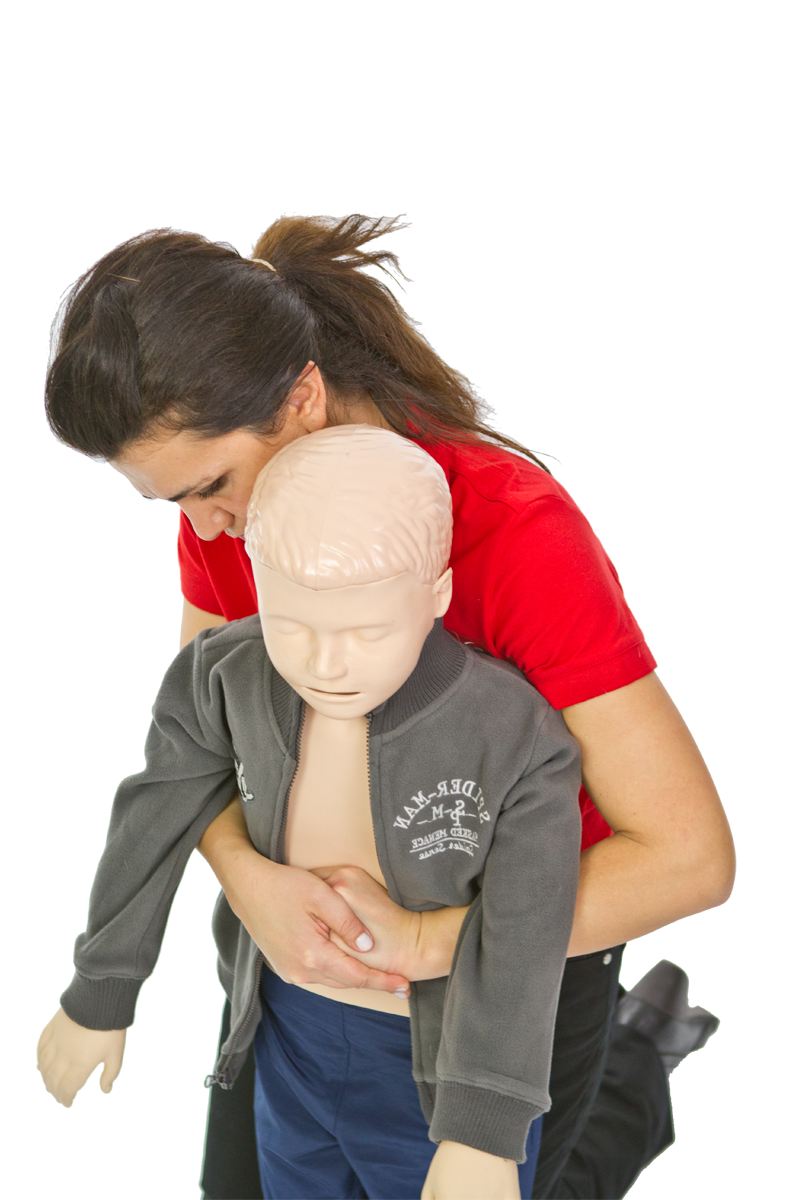 Helping a choking child